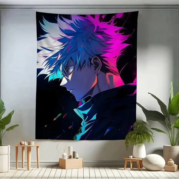 High-Quality Jujutsu Kaisen Satoru Gojo Wall Art Powerful