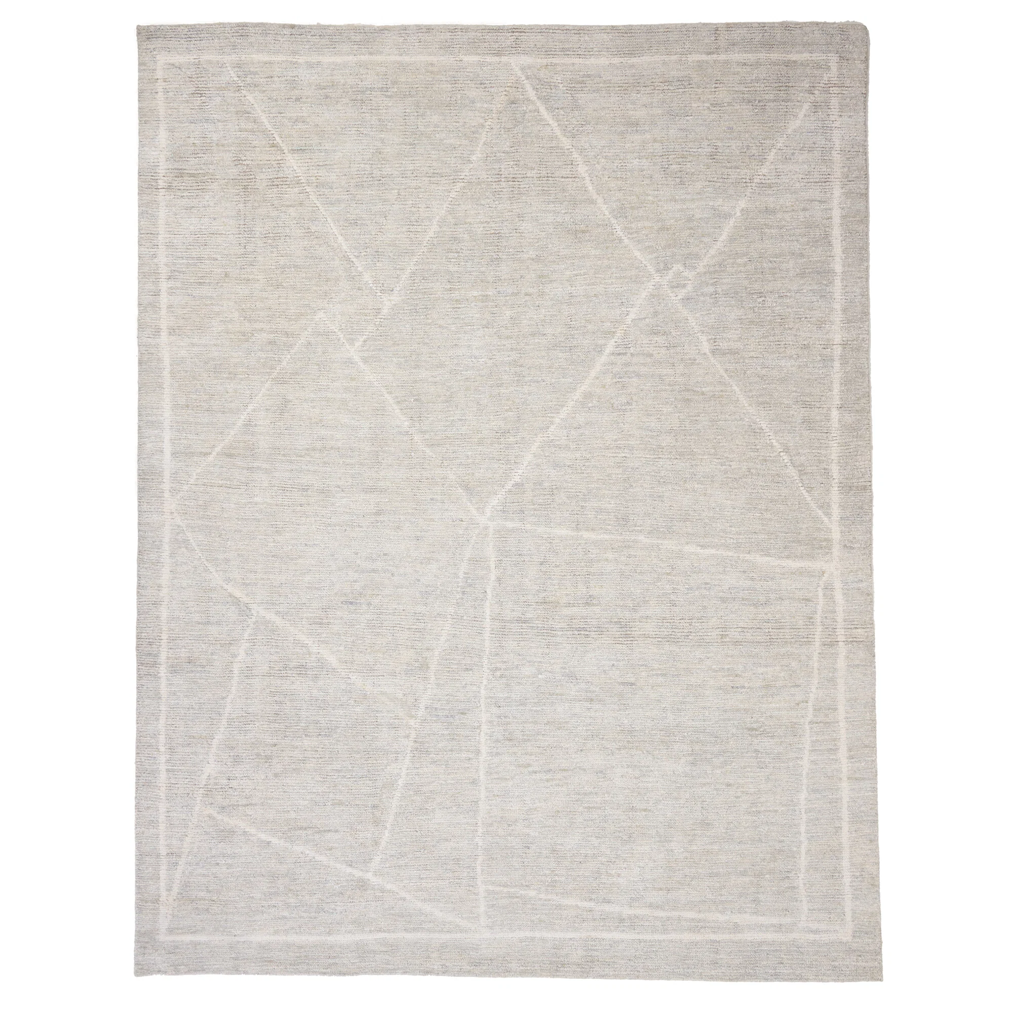Exclusive Graylen Grey Stone Rug Secure