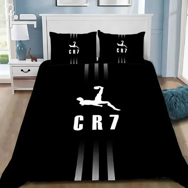 Minimalist Cristiano Ronaldo CR7 Quilt Cover Effective