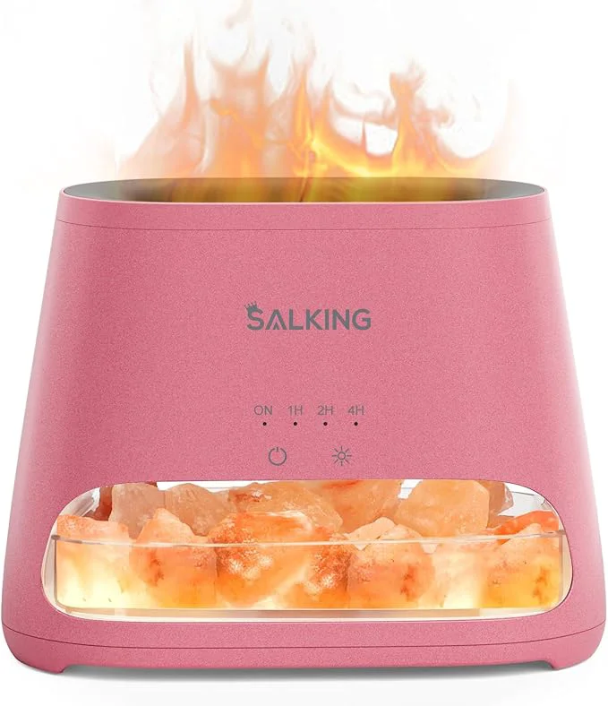 Elite SALKING 2-in-1 Himalayan Salt Lamp Ultrasonic Essential Oil Diffuser Effective