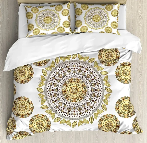 Flexible 3D Mandala Duvet Cover Effective