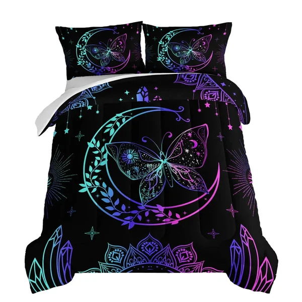 Carefully Designed Bohemian Butterfly Quilt Cover Premium Material