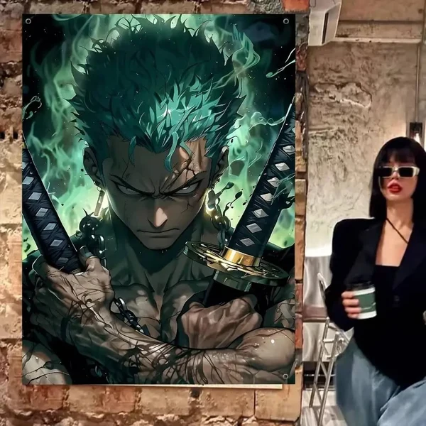 Fine Roronoa Zoro Wall Art Effective