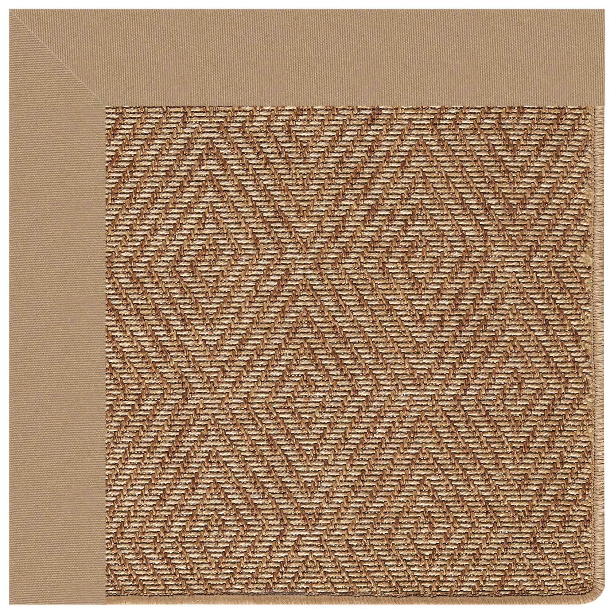 Unique Islamorada Rug – Diamond Canvas Camel Detailed