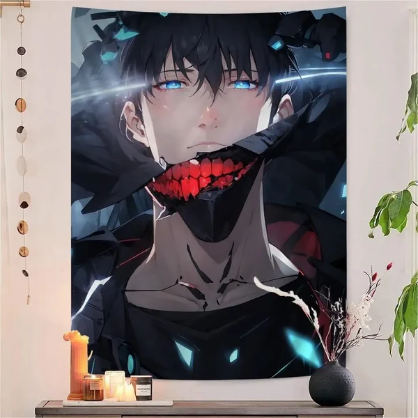 Convenient Solo Leveling Anime Wall Banner Exceptional
