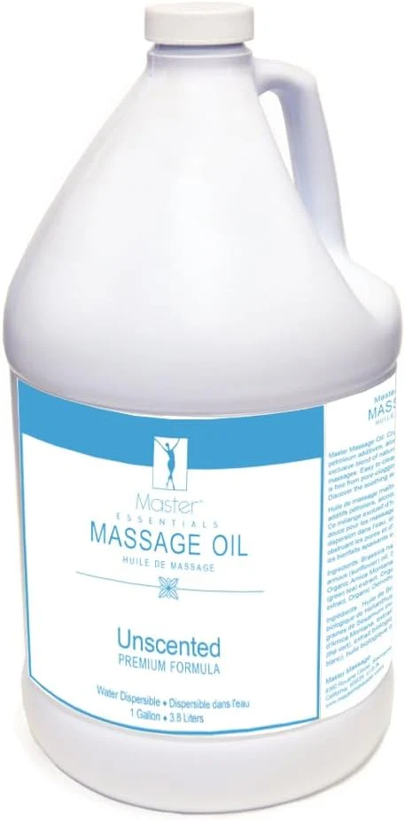 Soft Master Massage SpaMaster Essentials Unscented Massage Oil 1 Gallon Refined