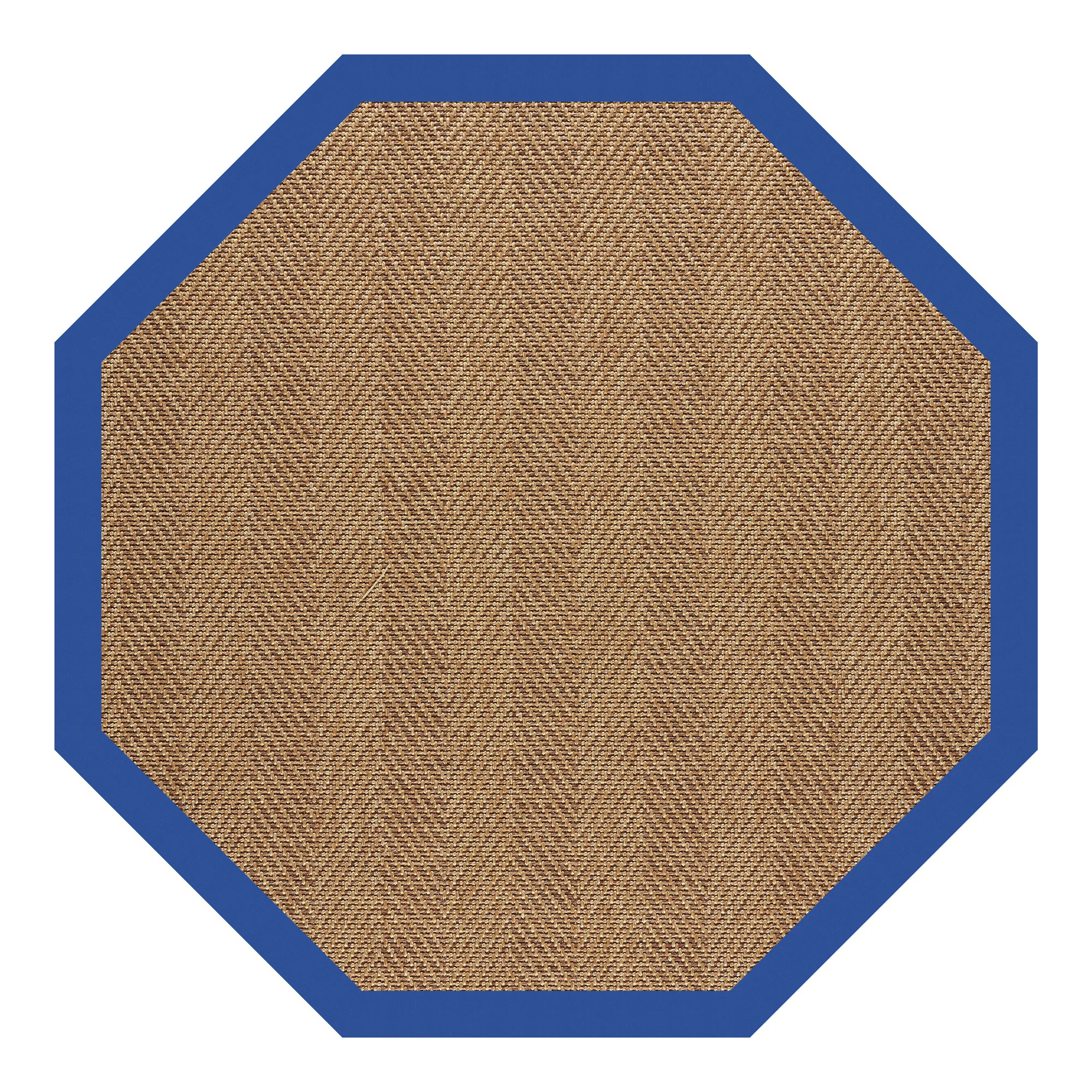 Expertly Made Islamorada Rug – Herringbone Canvas Pacific Blue High-Performance