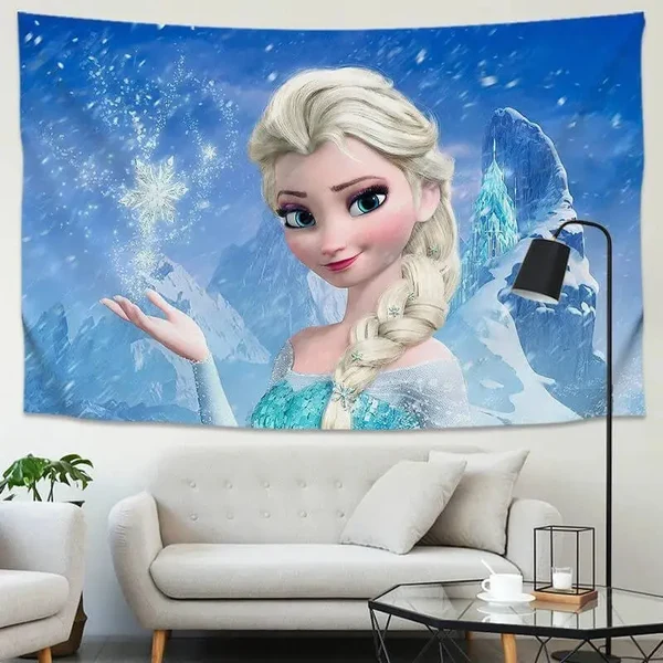 Comfortable Elsa Frozen Wall Tapestry Stylish