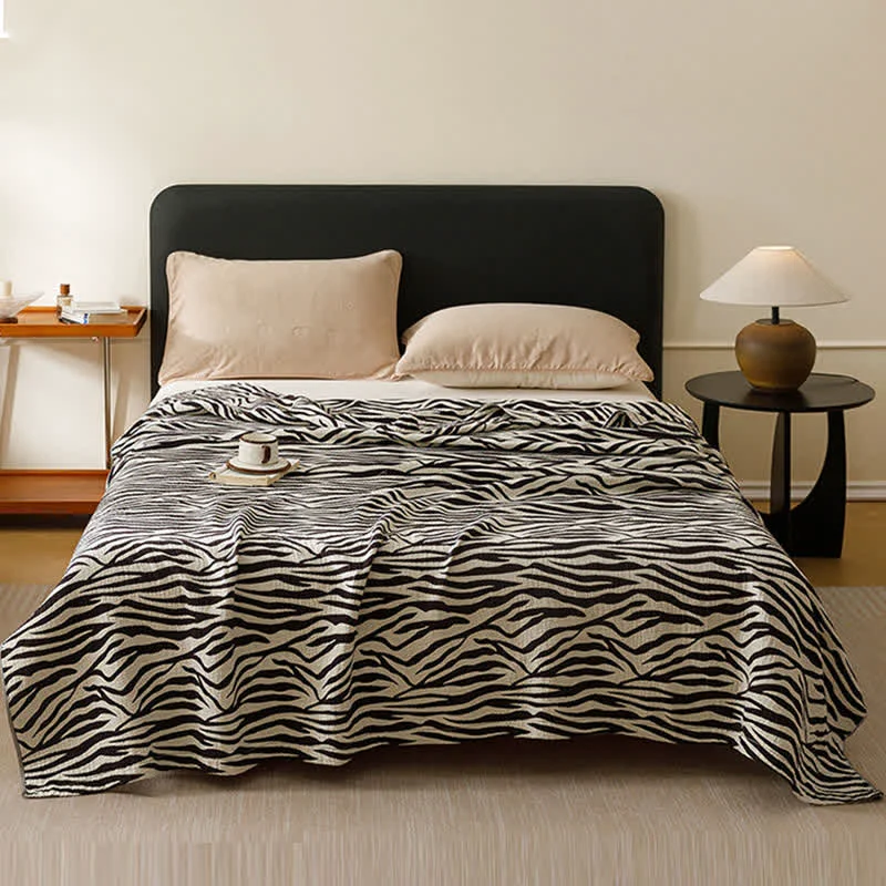 Excellent Ownkoti Modern Zebra Stripe Pure Cotton Quilt Solid
