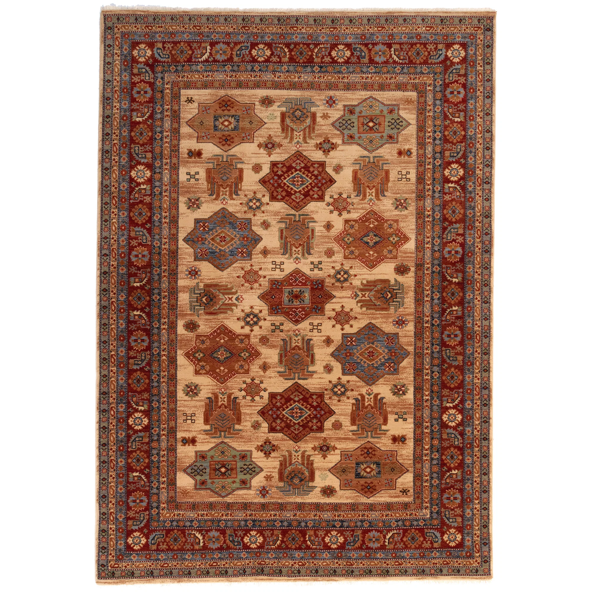 Comfortable Lineage Rug – Medallion Sand Pure