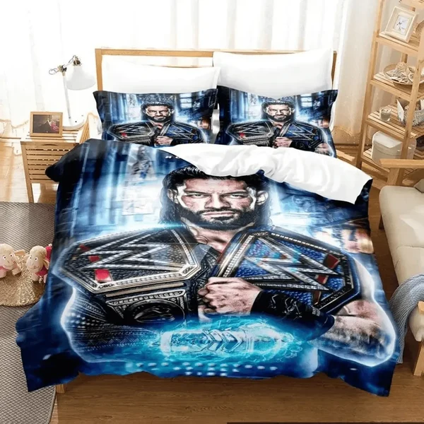 Selected 3D WWE Wrestler Roman Reigns Bedding Set Fine