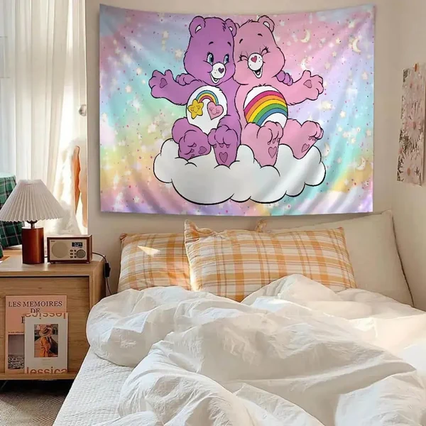 Functional Care Bears Wall Tapestry Refined