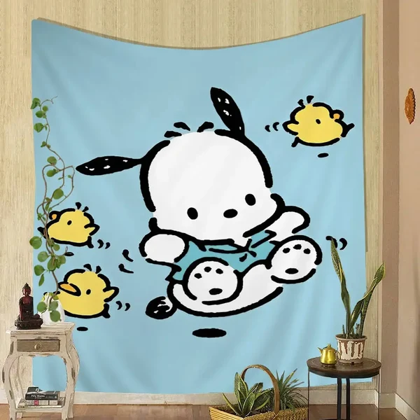Advanced Sanrio Pochacco Tapestry Long-Lasting