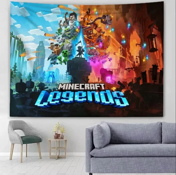 Effective Minecraft Legends Tapestry Contemporary