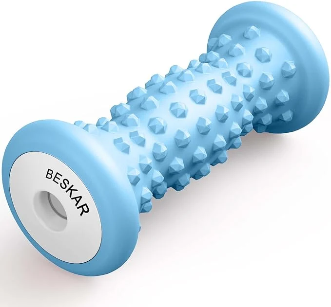 Authentic BESKAR Foot Massager Roller for Plantar Fasciitis Relief Portable Feet Roller Relaxed