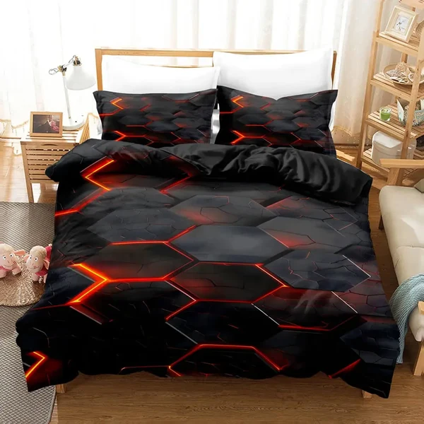 Fast Geometric Pattern Quilt Cover Innovative