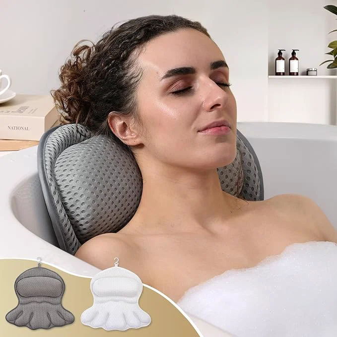 Elite Bath Pillow Luxury Bathtub Pillow Extra Soft Comfortable Bath Pillow Prestigious