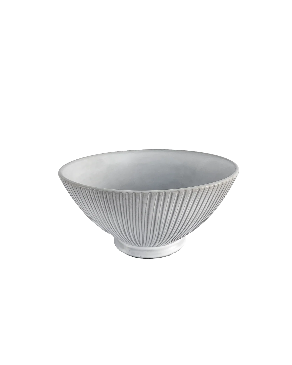 High-Grade Cloud Lines Large Serving Bowl Crafted