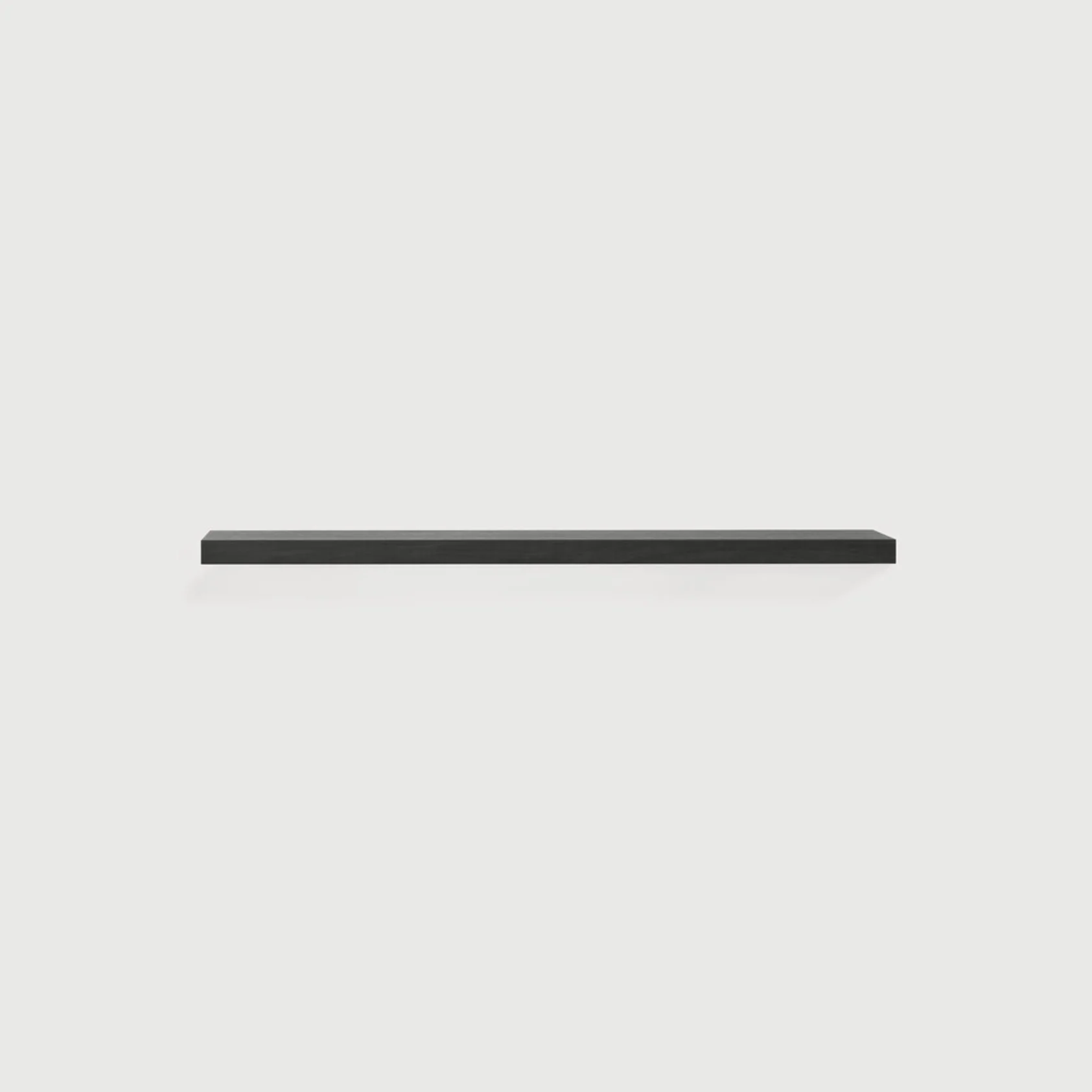 Clean European Black Oak Wall Shelf 55 quot Fine Crafted