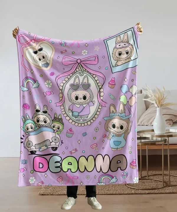 Optimized Custom Labubu Blanket High-Quality