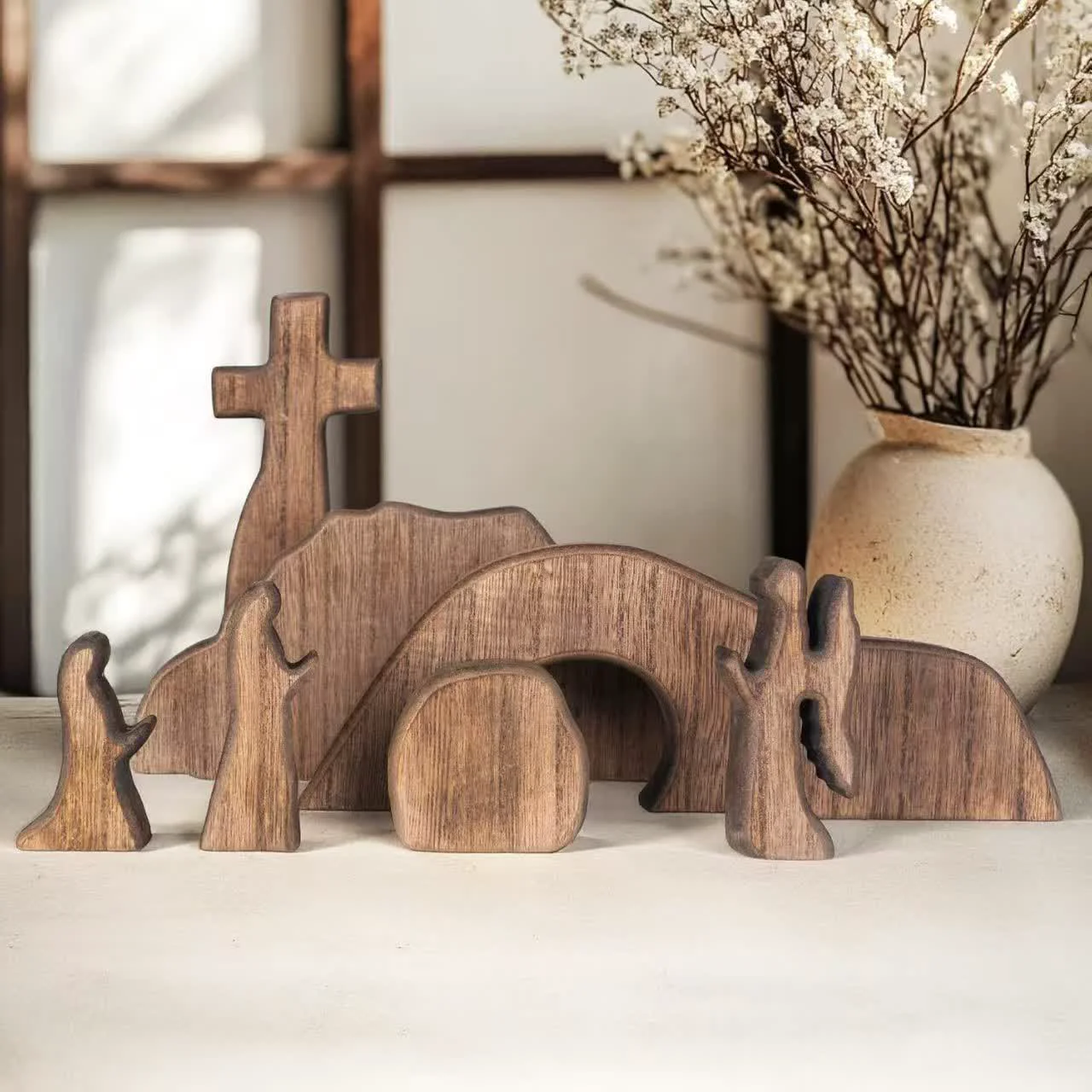 Expertly Made Ownkoti Easter Empty Tomb Scene Decor Exceptional