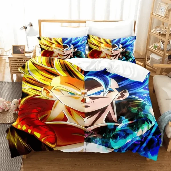 Fashionable Anime Dragon Ball Z Goku Quilt Cover Recyclable