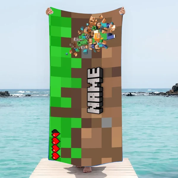 User-Friendly Kids Beach amp Bath Towels Custom Name Fine