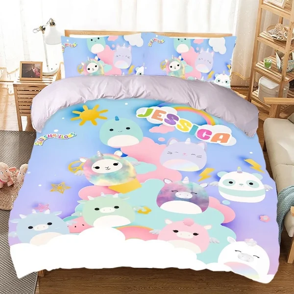 Fine Squishmallow Bedding Set Unique