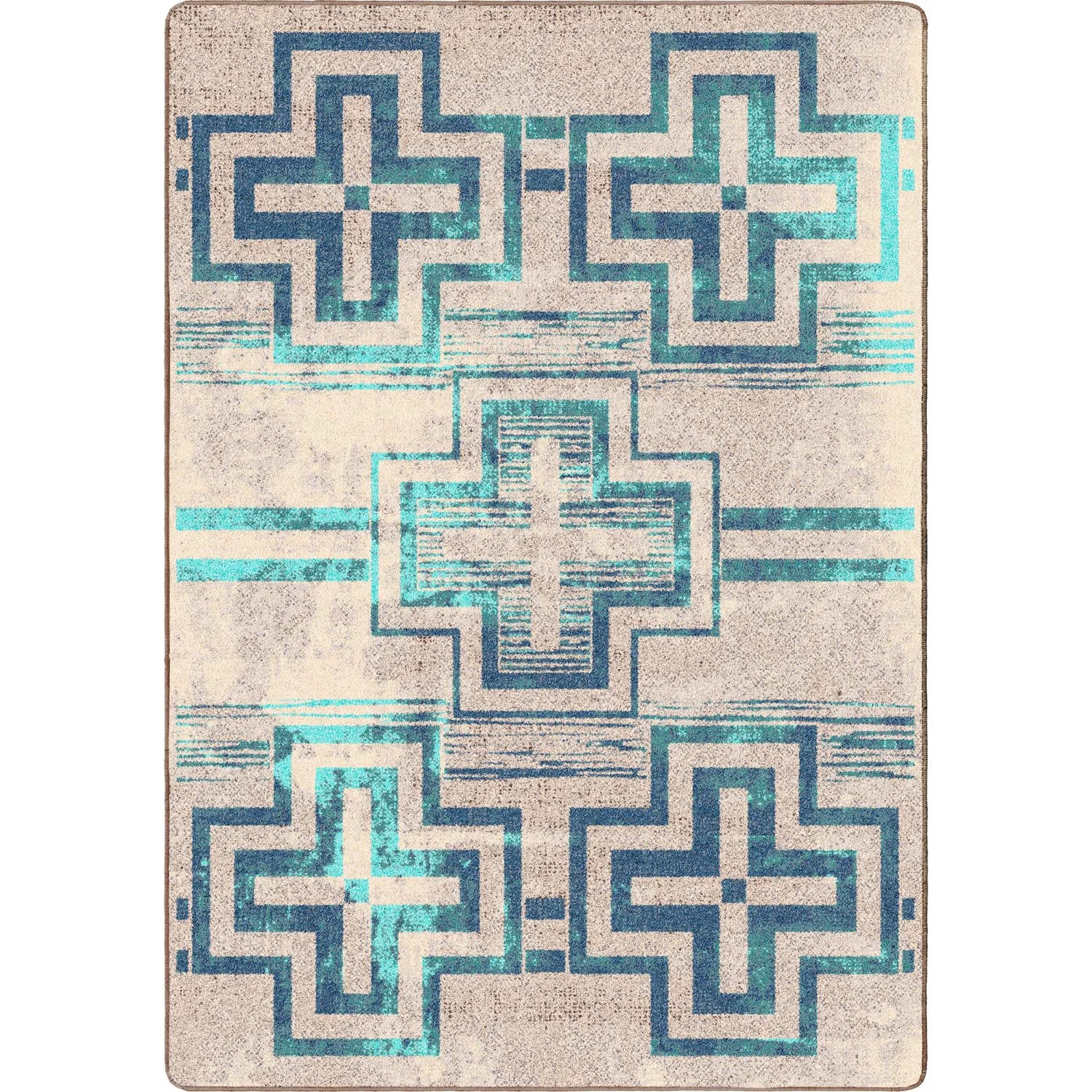 High-Performance Distressed Bounty Rug – Glacier Practical
