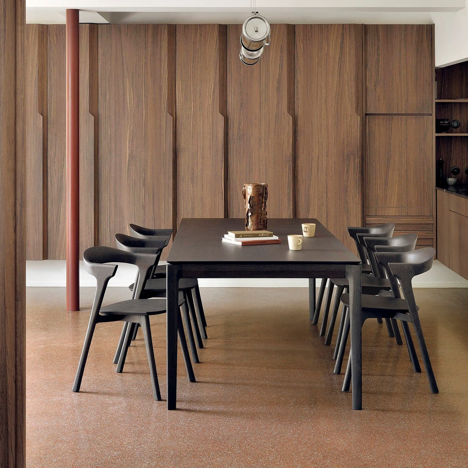 Selected Bok Solid Brown Oak Dining Table 63 quot Healthy