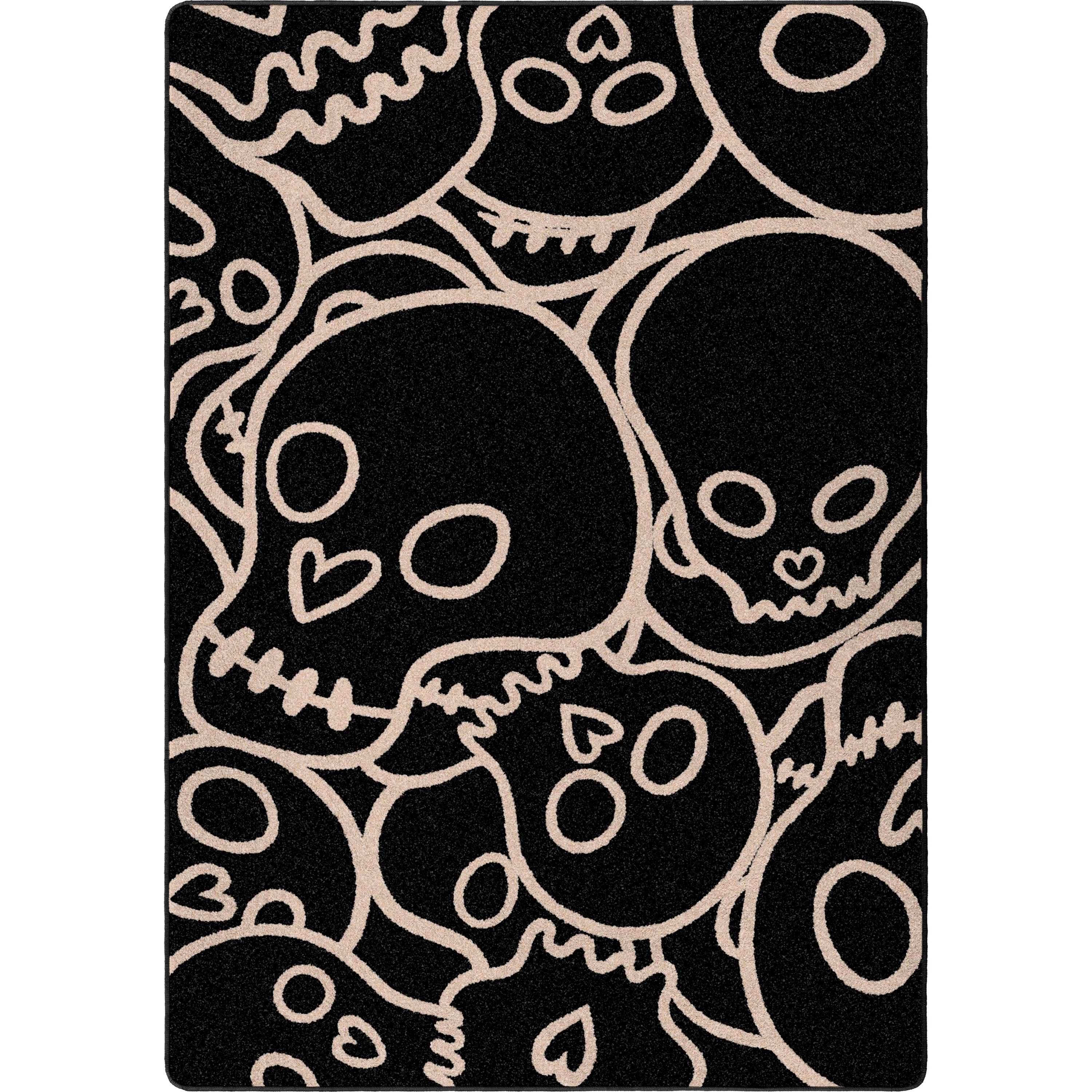 Consistent Head Banger Rug – Black Smooth