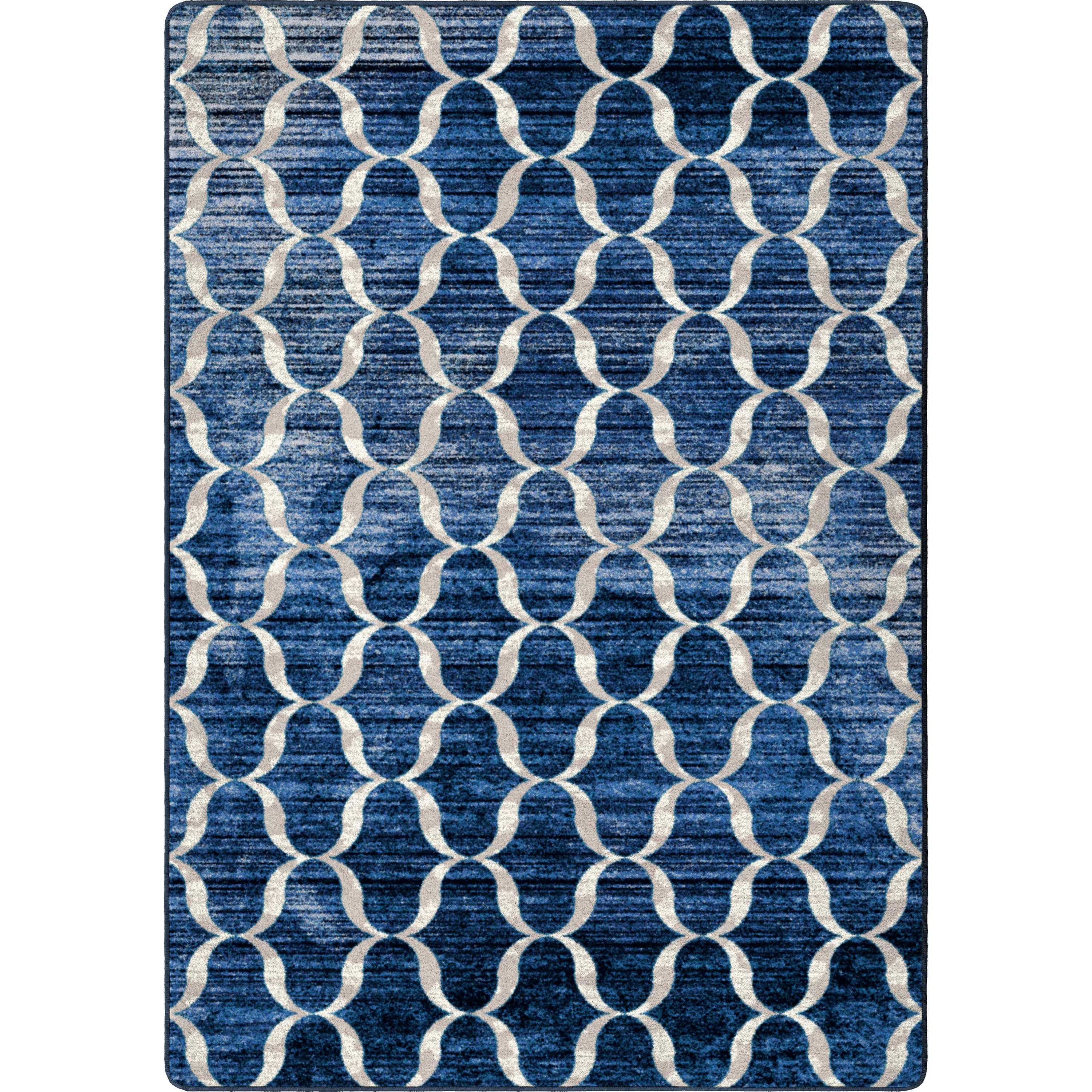 Traditional Lattice Rug – Blue Practical
