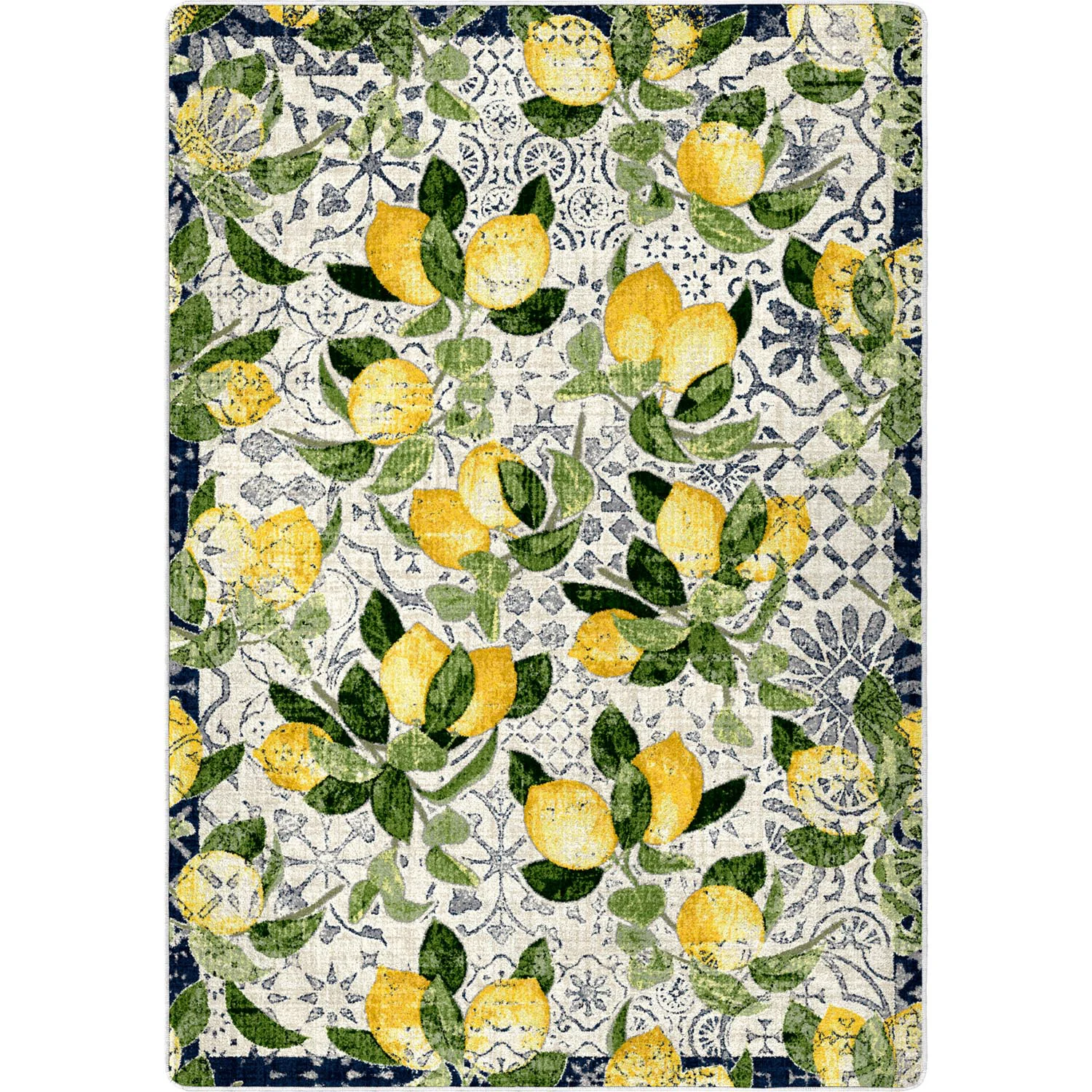 Fine Lemon Bloom Rug – Fresh Citrus Certified