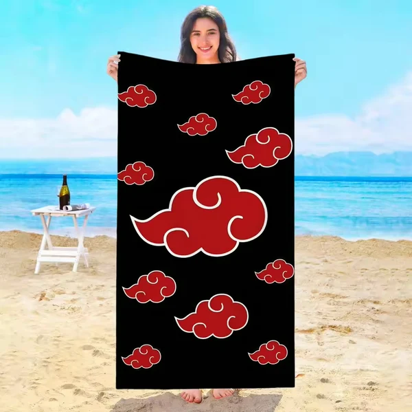 Carefully Designed Naruto Anime Beach Towel for Kids and Adults Long-Lasting