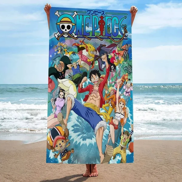 Outstanding One Piece Anime Beach amp Bath Towel for Kids amp Adults Responsible
