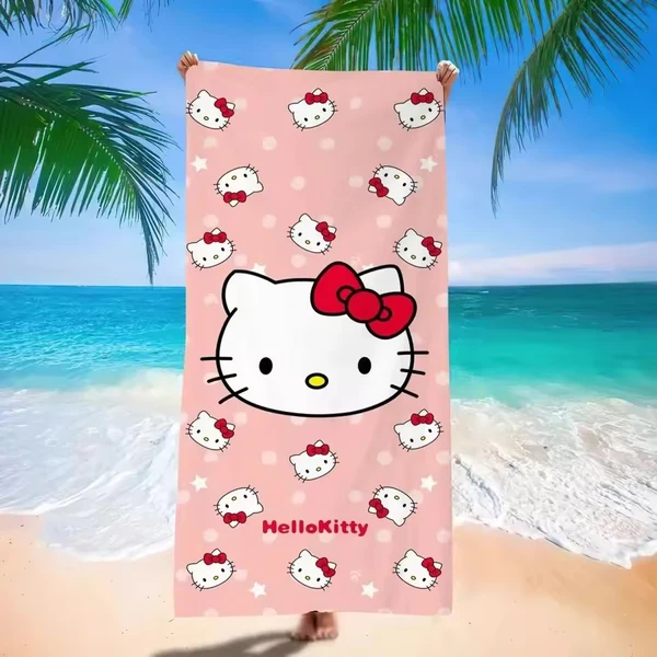 Exceptional Hello Kitty amp Friends Sanrio Beach Towel for Kids – Cinnamoroll amp My Melody Exclusive