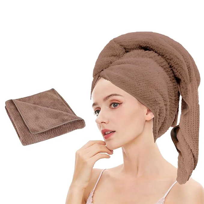 Healthy Microfiber Hair Towel Quick Dry Hair Towel Hair Drying Towels Suitable Modern