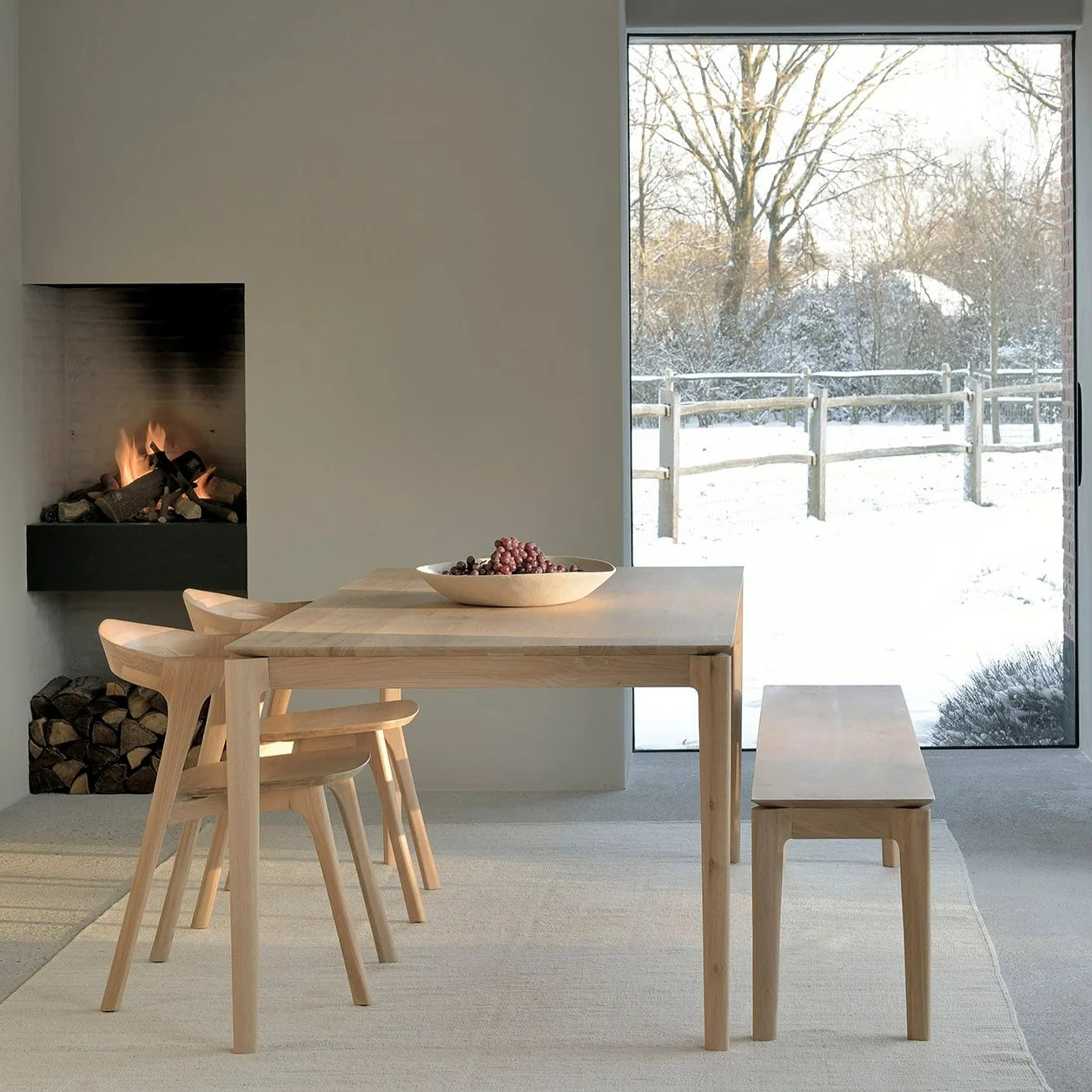 Environmentally Friendly Bok Solid Oak Bench 73 quot Reusable