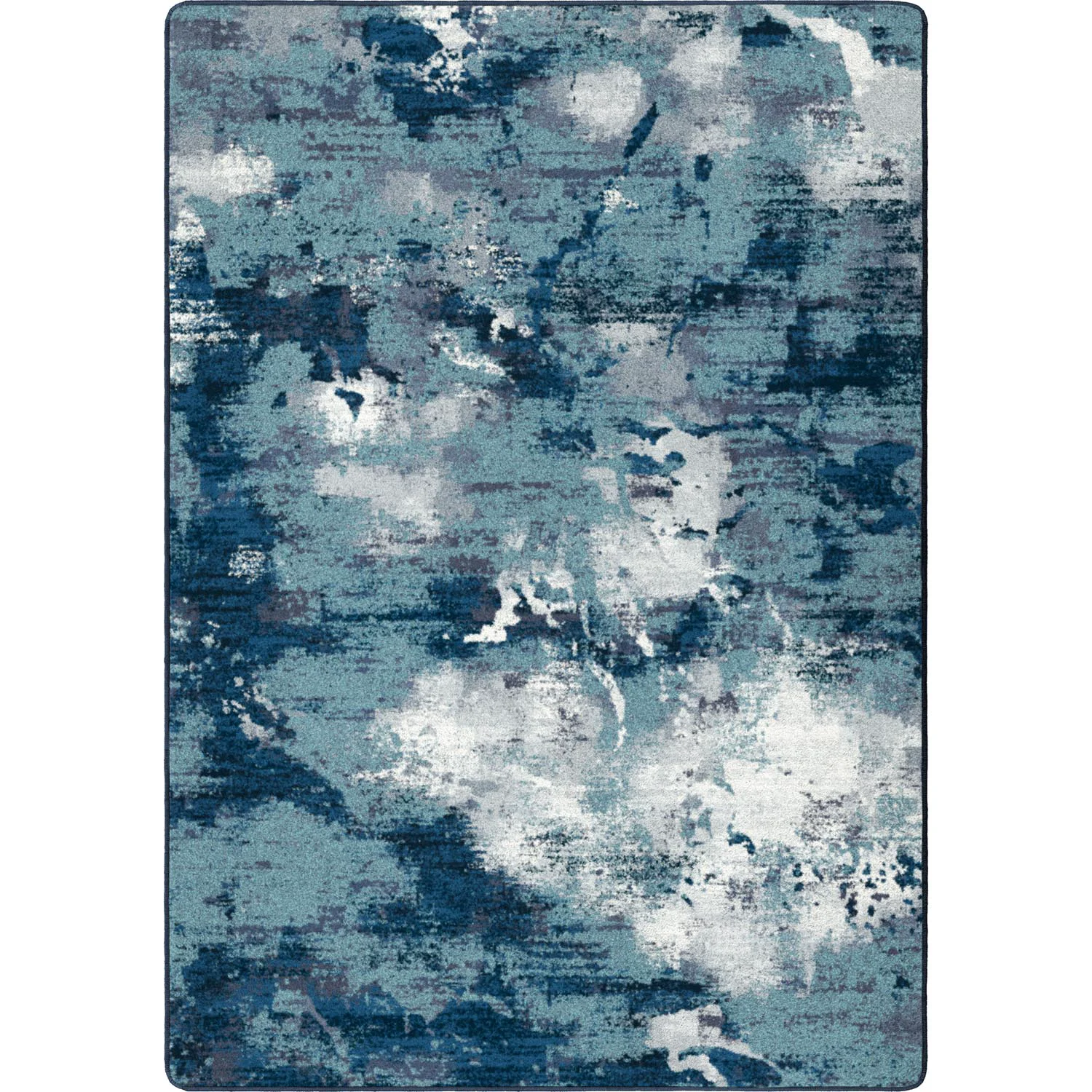 Outstanding Stormy Rug – Blue Mist Fine Crafted