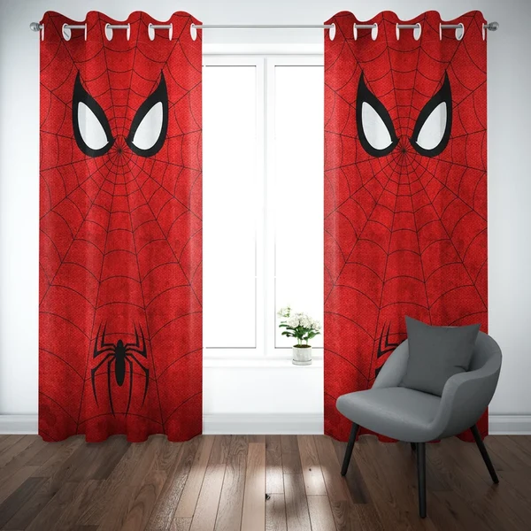 Solid Kids Superhero Curtains – Marvel Inspired Drapes for Boys Bedroom Decor Quality