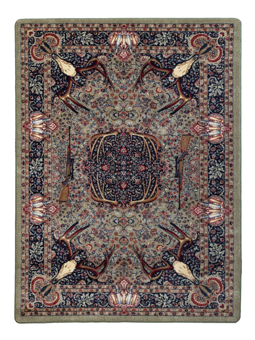 Original Design Trophy Room Rug – Green Fast