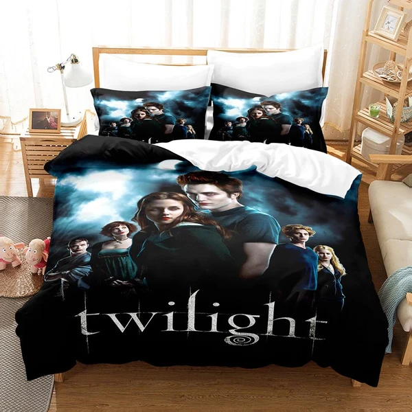 Prestigious Twilight Vampire Quilt Cover Set – Bella amp Edward Doona Cover for Teens amp Fans Trendy