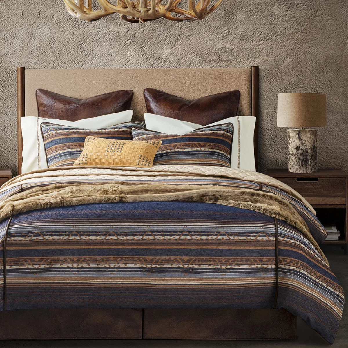 Responsible Estes Chenille Bedding Set Functional