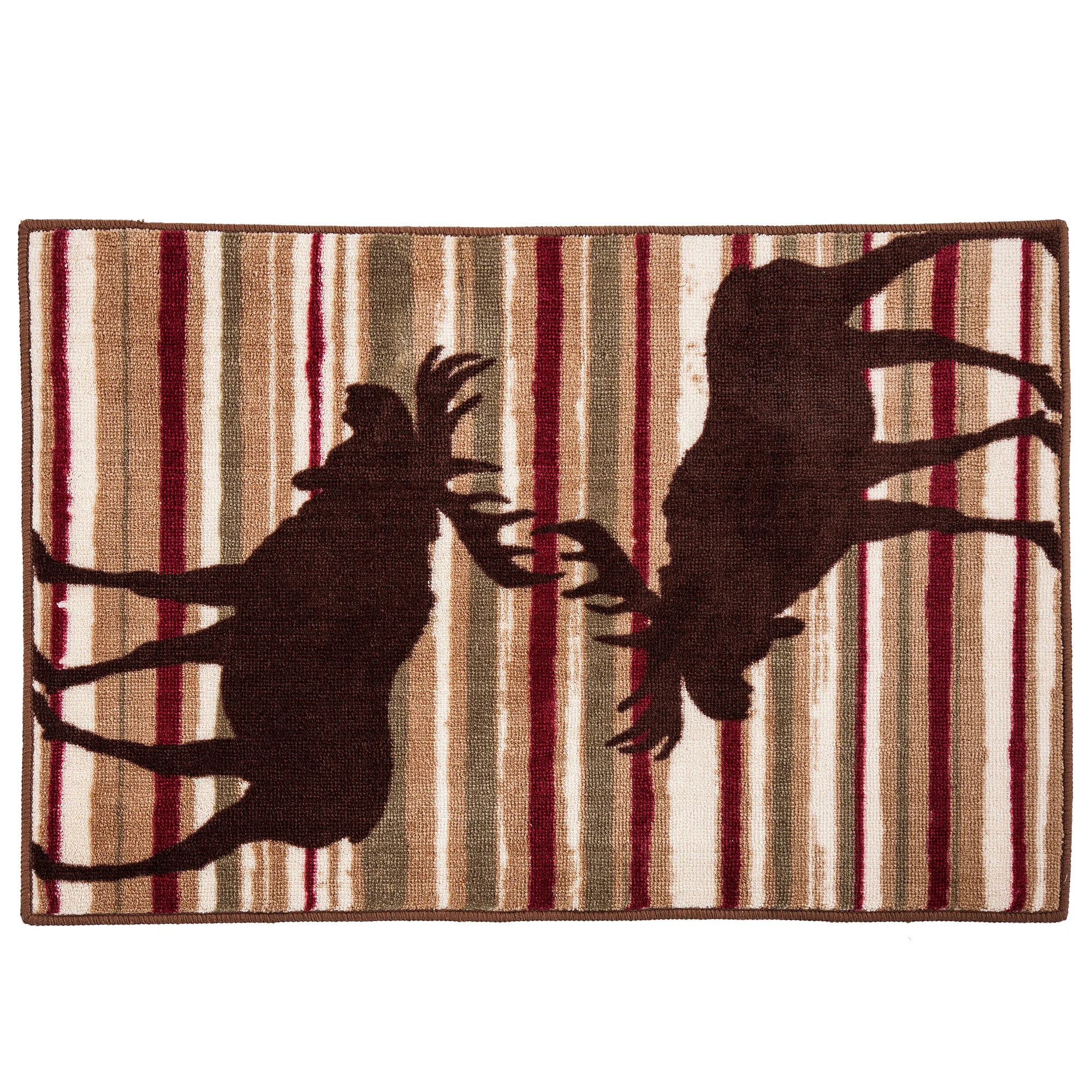 Modern Moose Stripe Rug Flexible