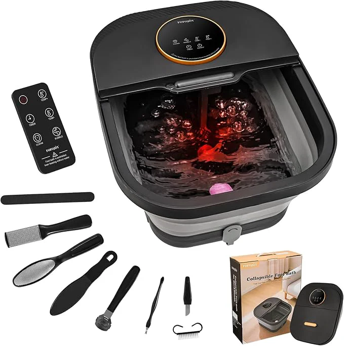 Authentic Foot Spa Bath Massager with Heat Temperature Control Remote Control Elegant