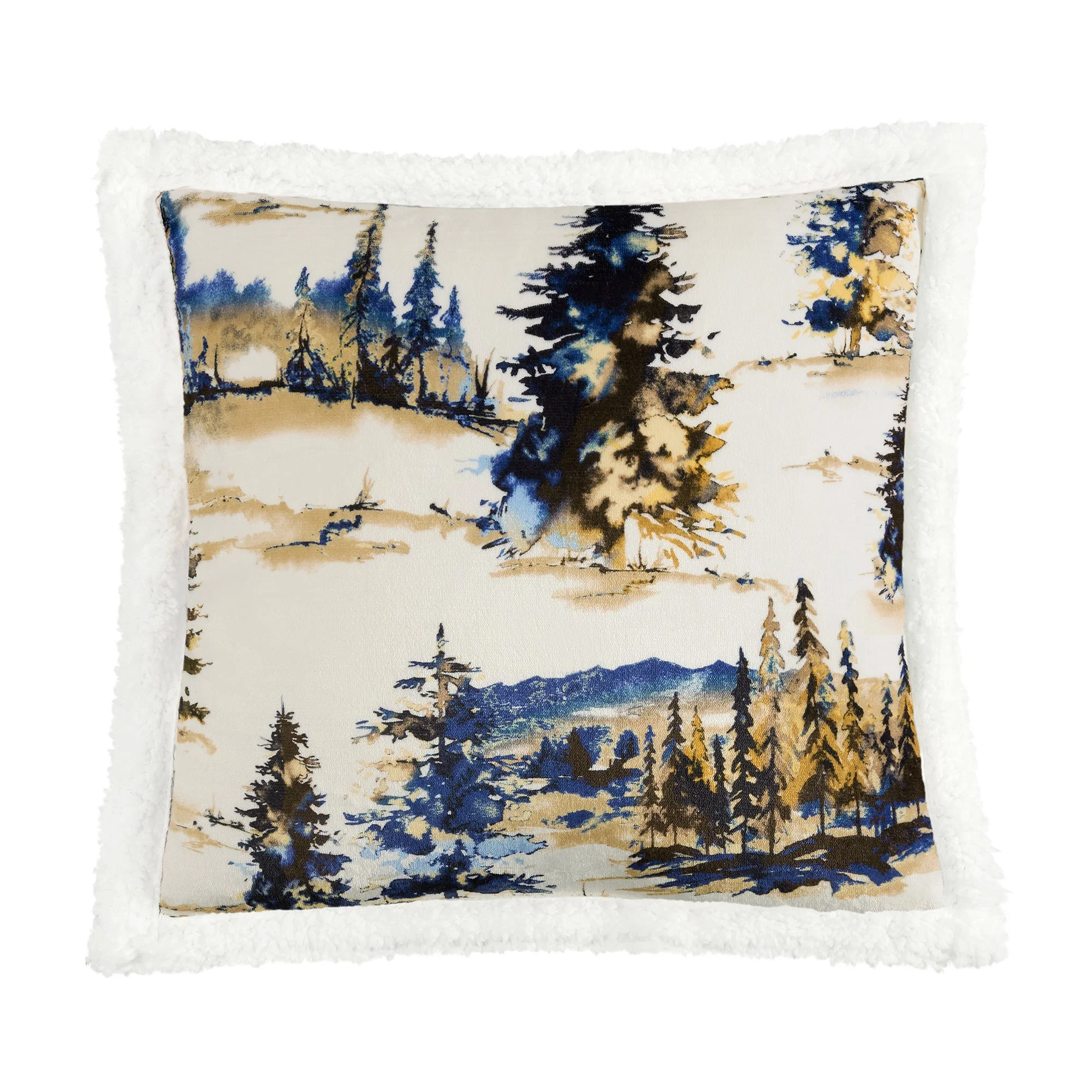 Fast Acadia Campfire Sherpa Pillow Environmentally Friendly