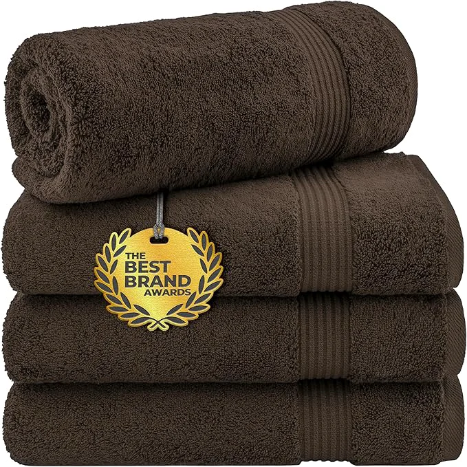 Exclusive Cotton Paradise 4 Piece Turkish Bath Towels Safe