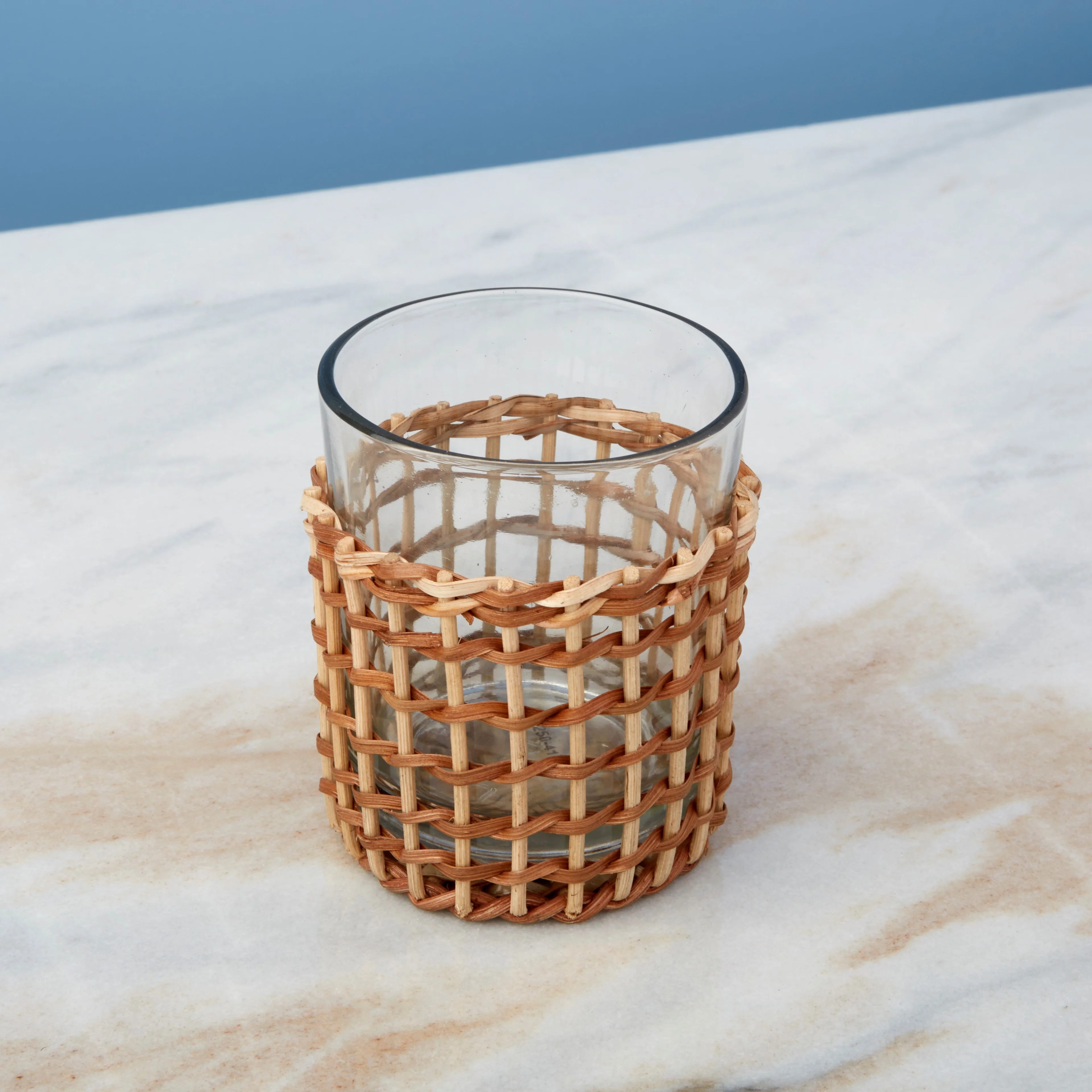Elite Keswick Cane Short Tumbler Set of 4 Solid