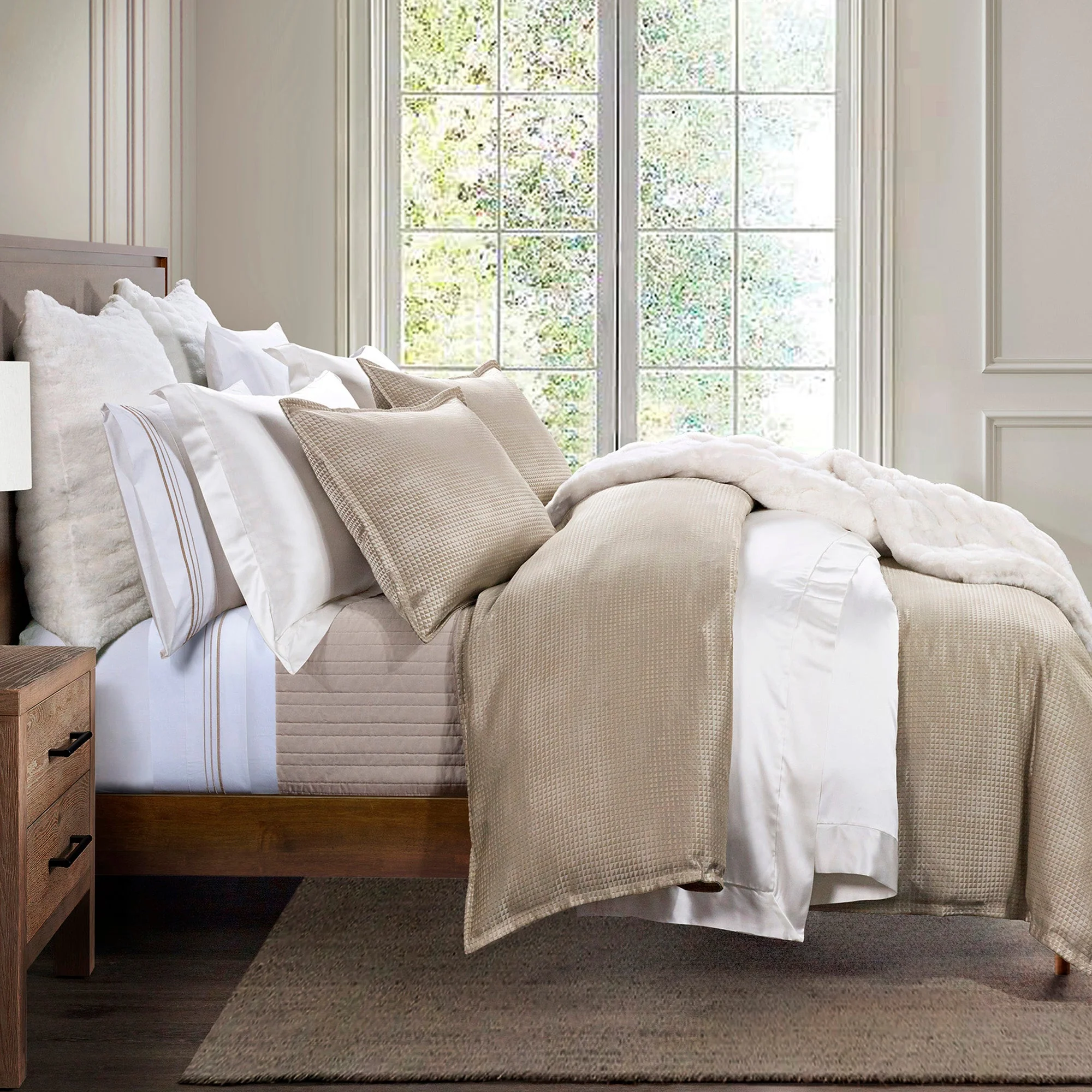 Comfortable Sydney Jacquard Duvet Cover Set 3 Pc Eco-Friendly