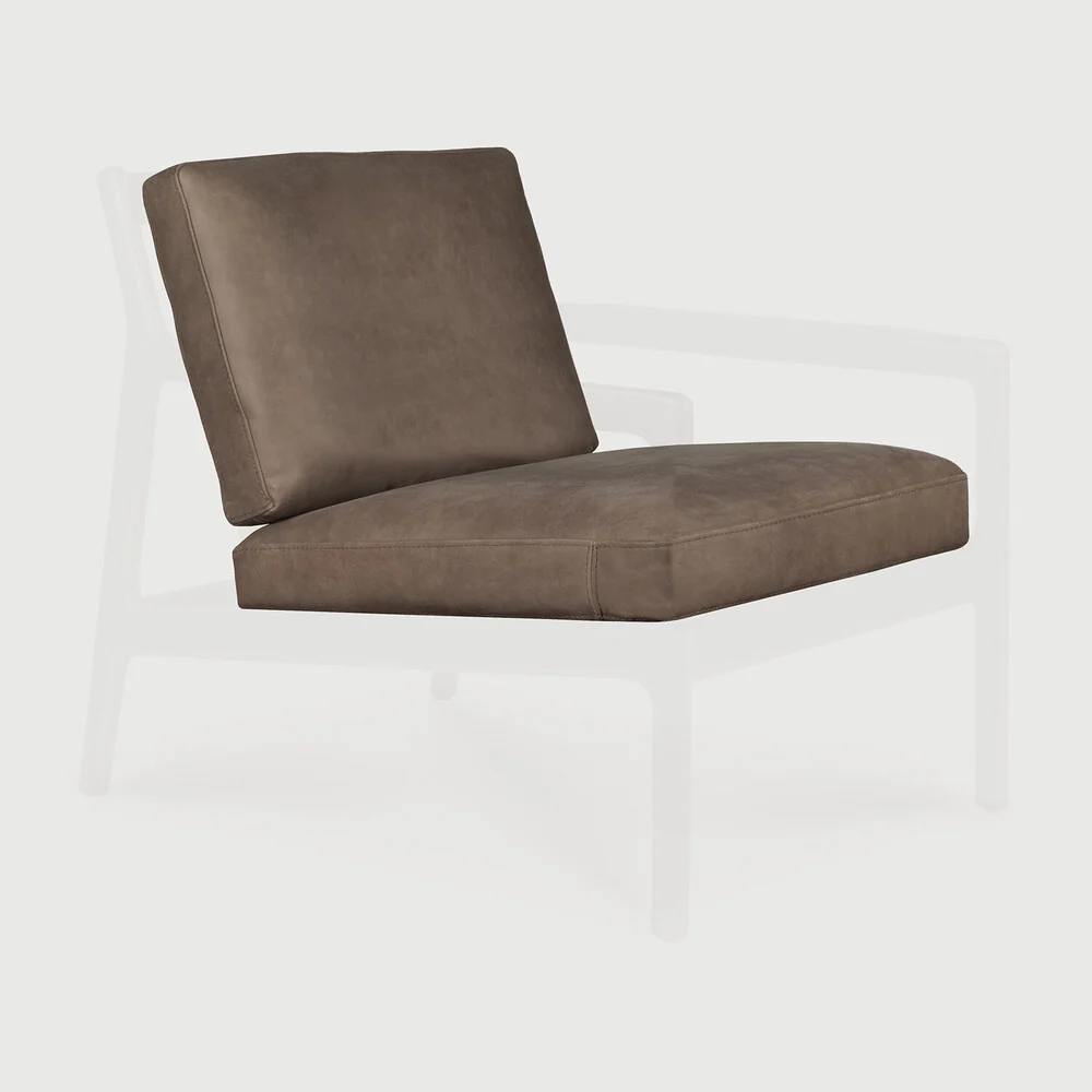 Relaxed Jack Lounge Chair Cushion Set Terra Nubuck Leather Expertly Made